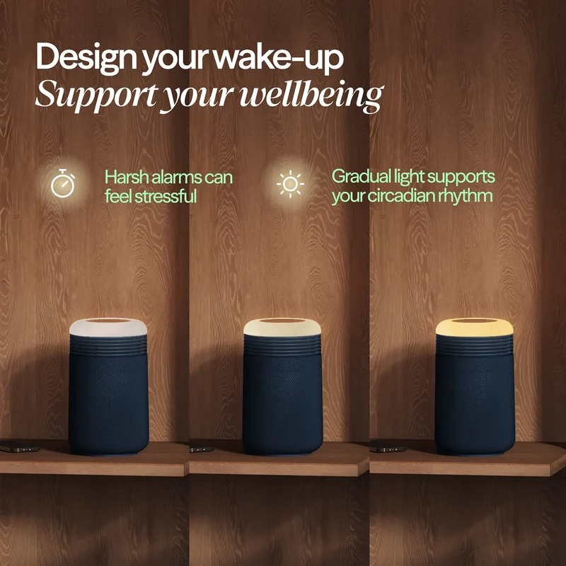 Blueair Mini Restful™ Luftreiniger mit integrierten Lichtwecker