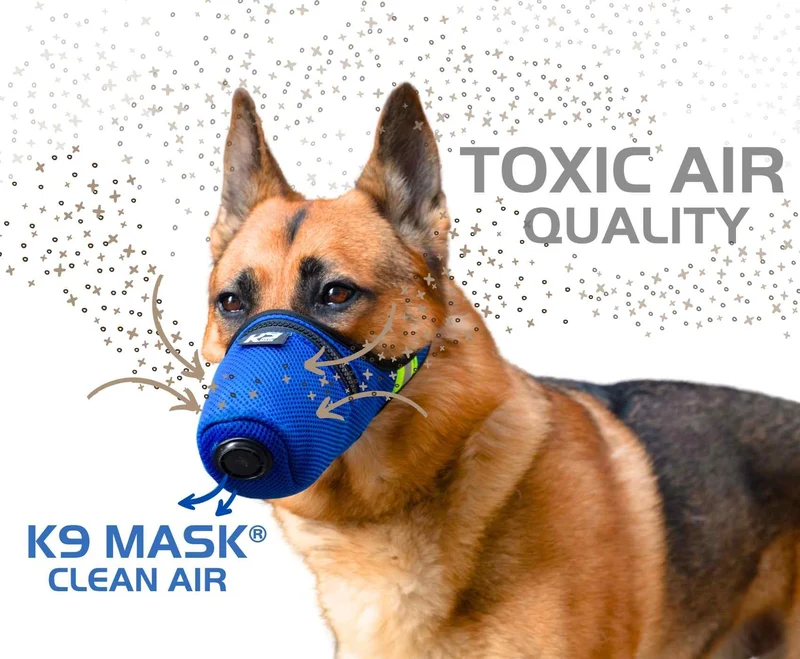 K9 Mask® für Hunde mit „Extreme Breathe“-Luftfiltern – Farben