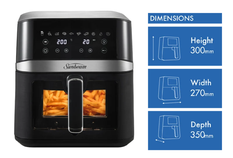 Sunbeam 6 Litre Alinea Pro Diamond Force Air Fryer