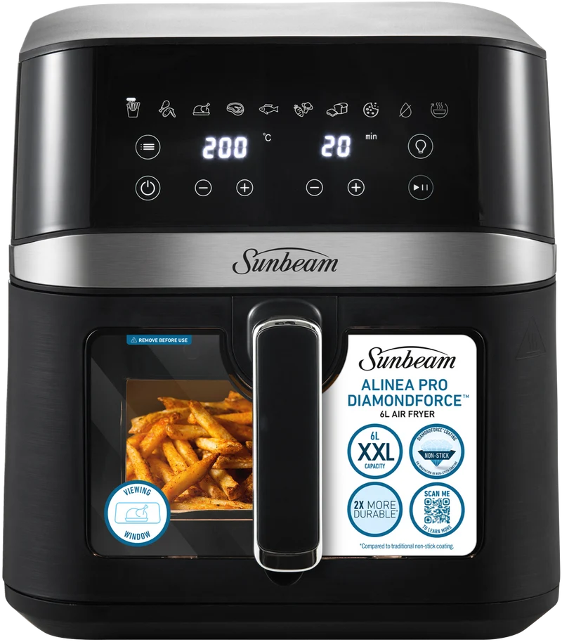 Sunbeam 6 Litre Alinea Pro Diamond Force Air Fryer