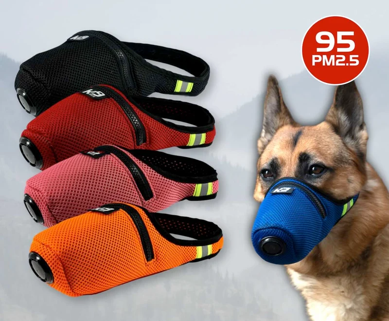 K9 Mask® für Hunde mit „Extreme Breathe“-Luftfiltern – Farben
