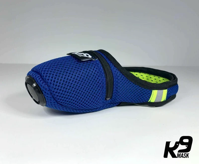 K9 Mask® für Hunde mit „Clean Breathe“-Luftfiltern - Blau