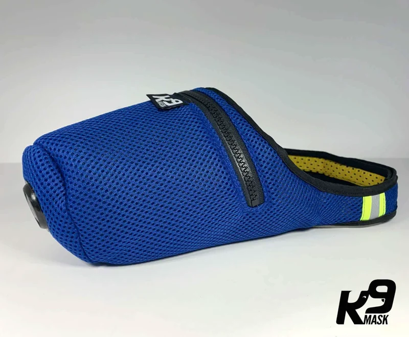 K9 Mask® für Hunde mit „Extreme Breathe“-Luftfiltern - Blau