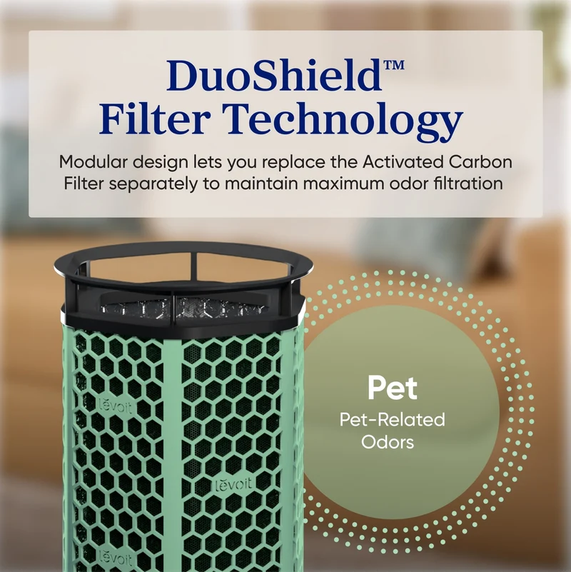 Levoit Eleva 500X Air Purifier Pet Carbon Filter