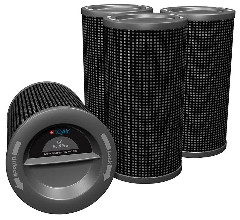 IQAir GC AcidPro-Kartuschen (F2) Filterpatronen-Set