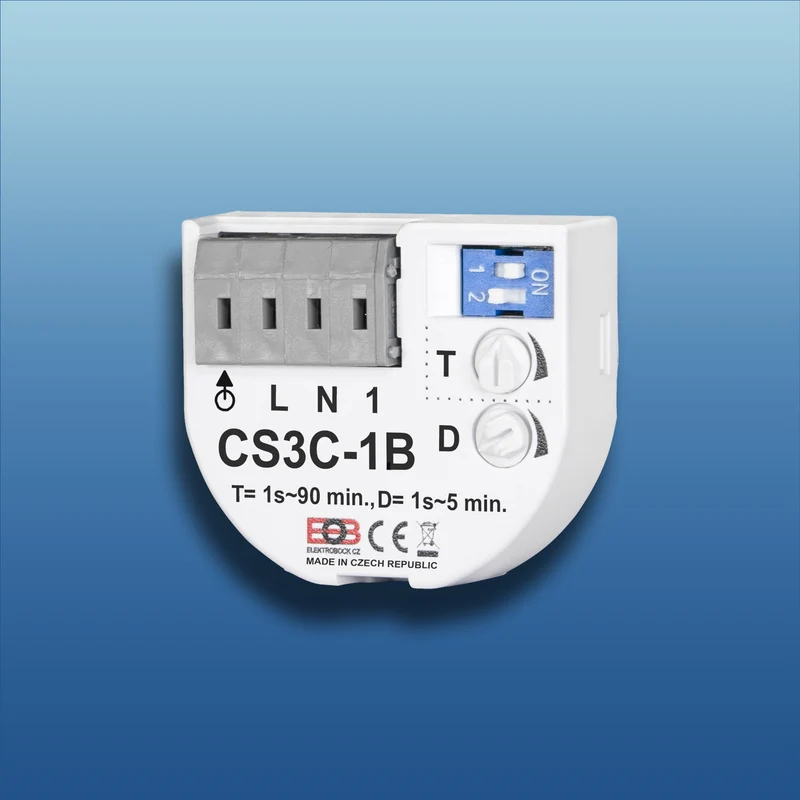 Elektro Bock Nachlaufrelais mit Einschaltverzögerung