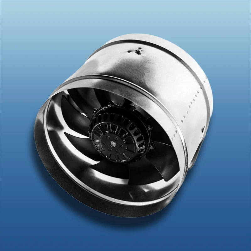 Warmluftbeständiger Rohrventilator KVBO Edelstahl