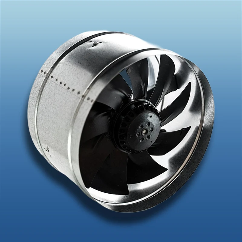 Warmluftbeständiger Rohrventilator KVBO Edelstahl