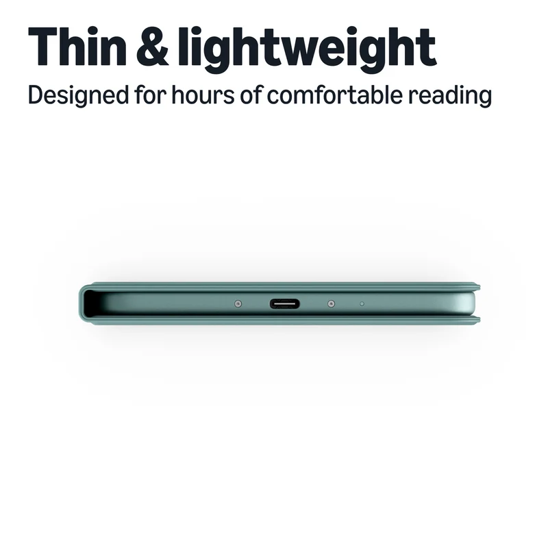Kindle Aluminium Slim Cover - Seaglass Green (2026)