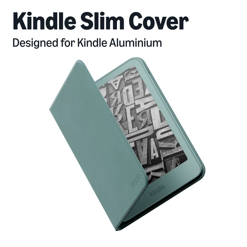 Kindle Aluminium Slim Cover - Seaglass Green (2026)
