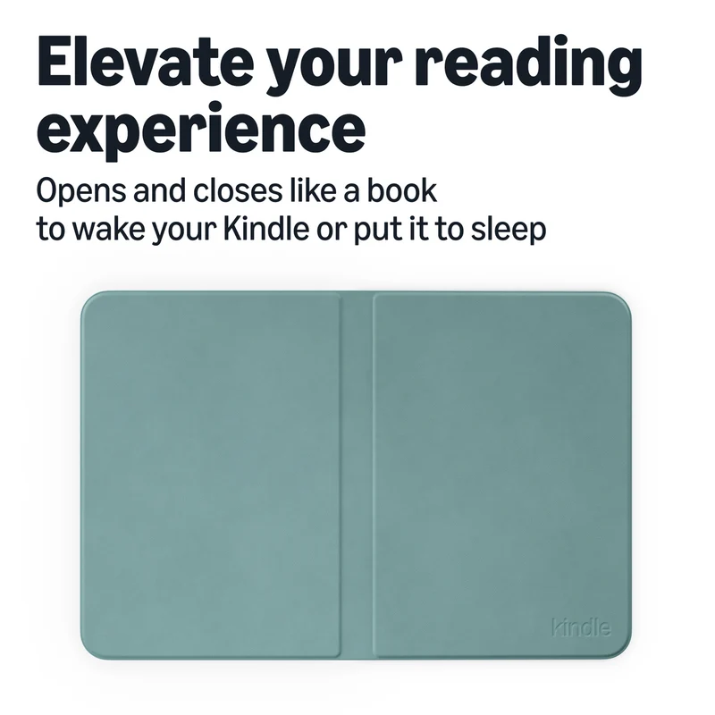 Kindle Aluminium Slim Cover - Seaglass Green (2026)
