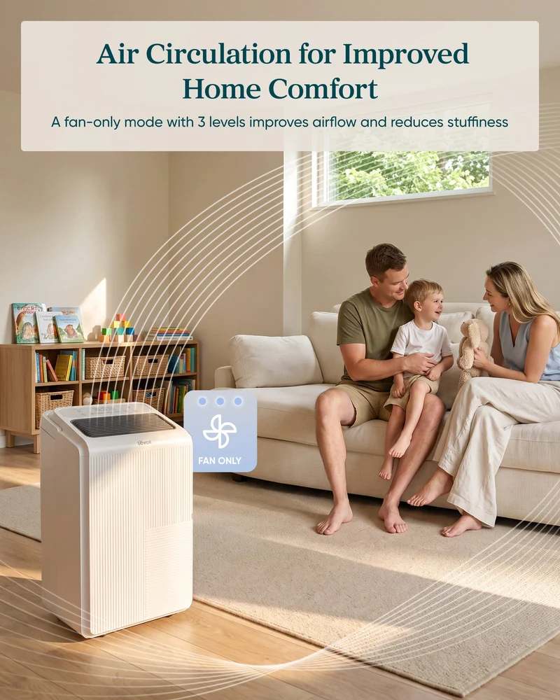 Levoit Smart Dehumidifier with 24/7 Pump Drainage