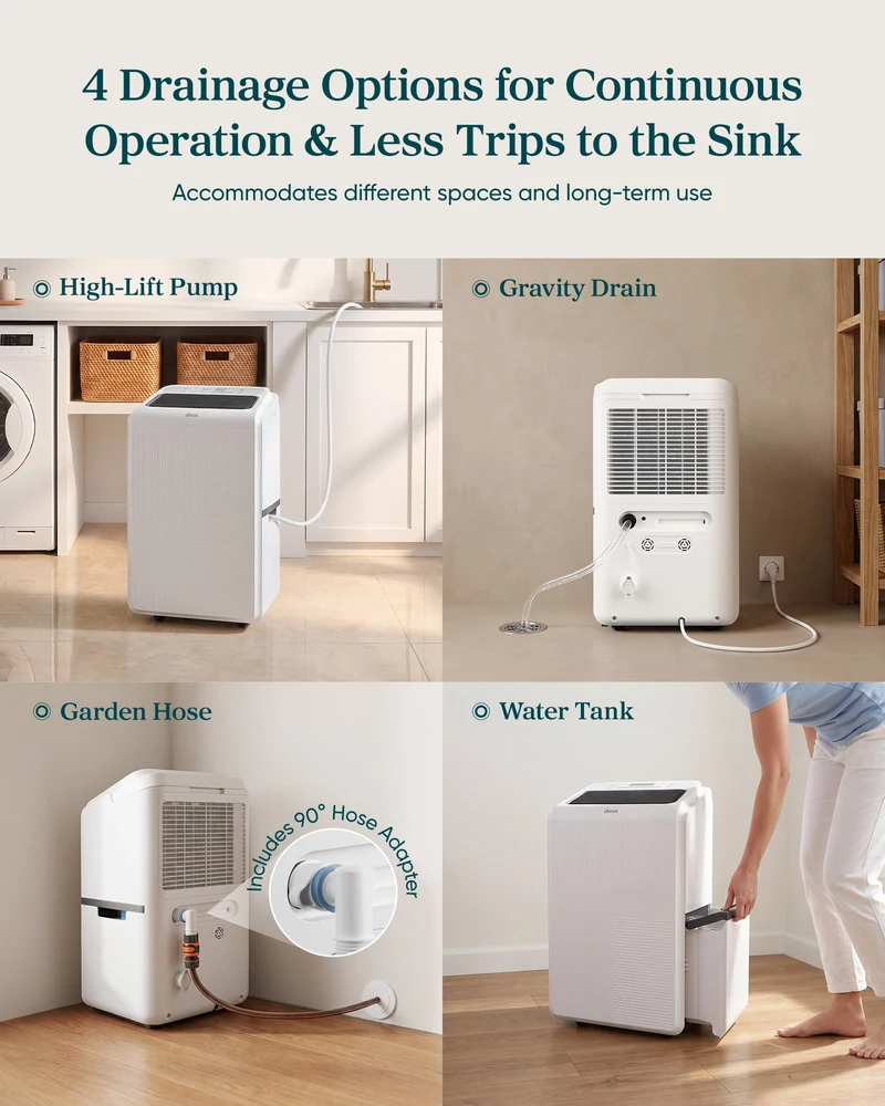 Levoit Smart Dehumidifier with 24/7 Pump Drainage