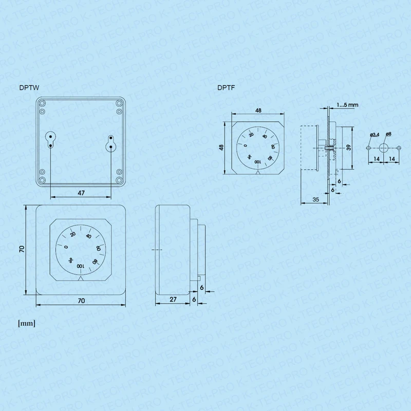 REGIN Positionsgeber für 0-10V Stellantriebe