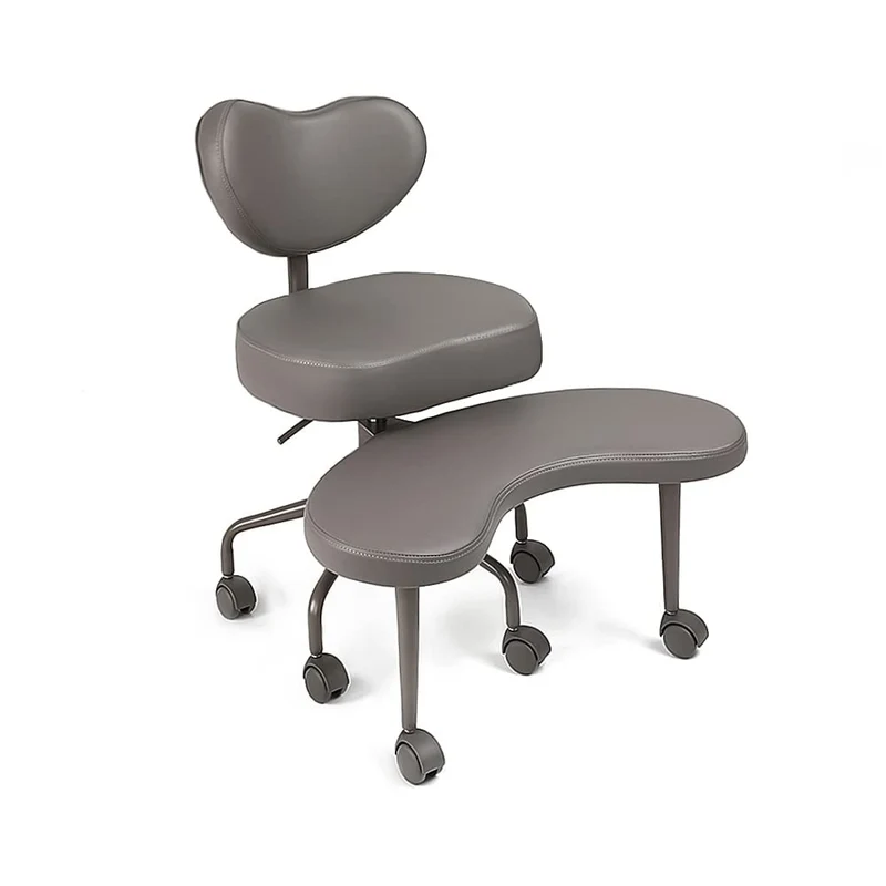 Pipersong Criss Cross Bürostuhl Ergonomisch mit Fußstütze & Rollen, Schreibtischstuhl mit verstellbaren Armlehnen