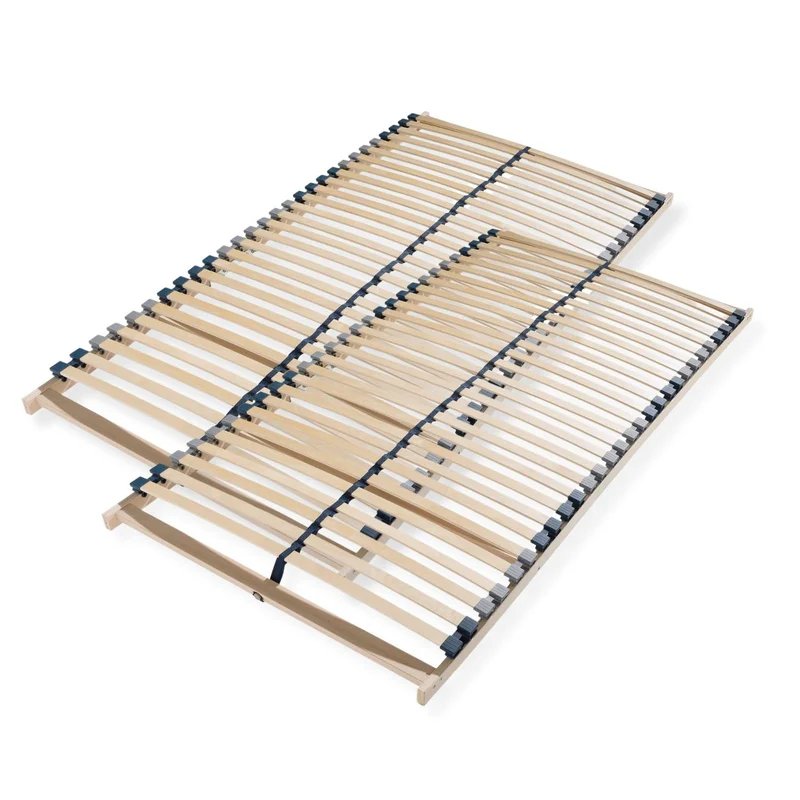 Lattenrost 140x200 Premium Strong bis 200Kg, Kopfteil verstellbar, 7-Zonen-Lattenrost mit 42 Latten, Made in Germany, extra stabil aus Buchenholz