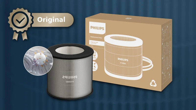 Philips Luftreiniger 900 Serie mit App, Schwarz, für Räume bis 65 m²