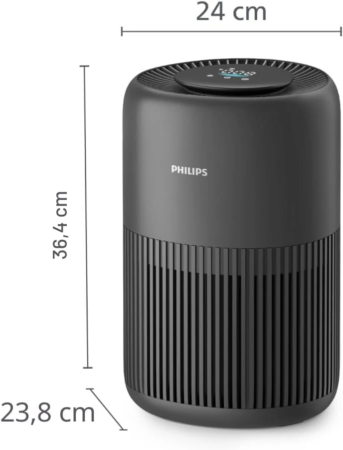 Philips Luftreiniger 900 Serie mit App, Schwarz, für Räume bis 65 m²