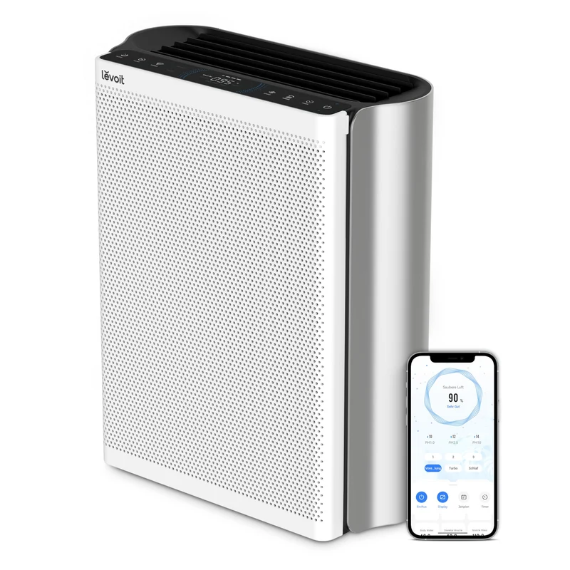 Levoit Core 300S Luftreiniger Allergiker mit APP, Auto-Modus, bis 50㎡, Weiß
