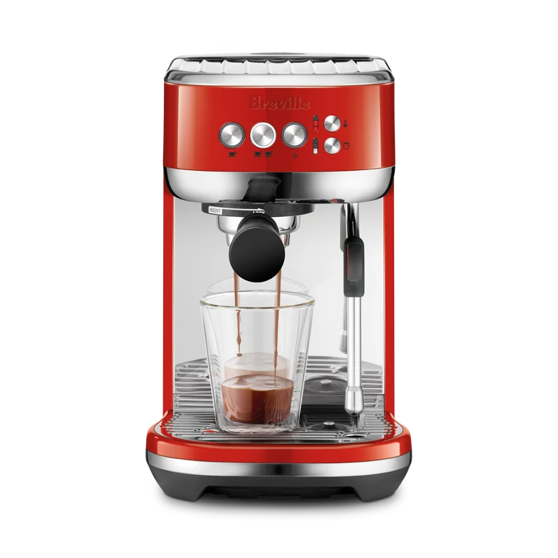 Breville The Bambino Plus Coffee Machine Pomodoro Rosso