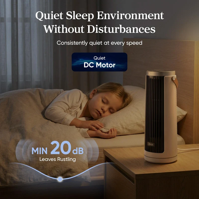 Levoit Windi Mini Portable Desk Tower Fan