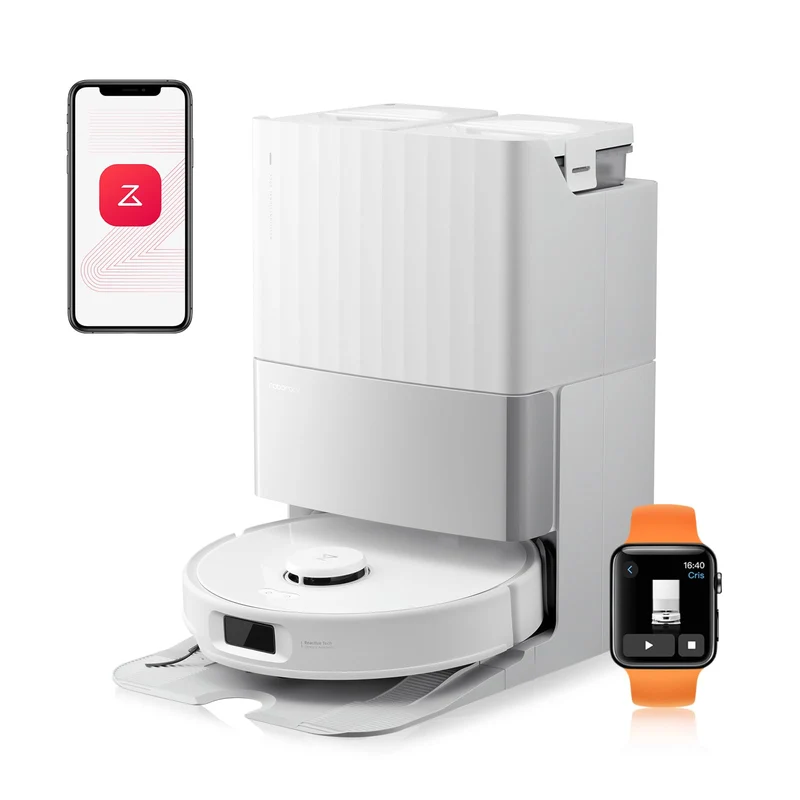 roborock Qrevo Edge 2 Saugroboter mit Wischfunktion, 25.000Pa Saugkraft