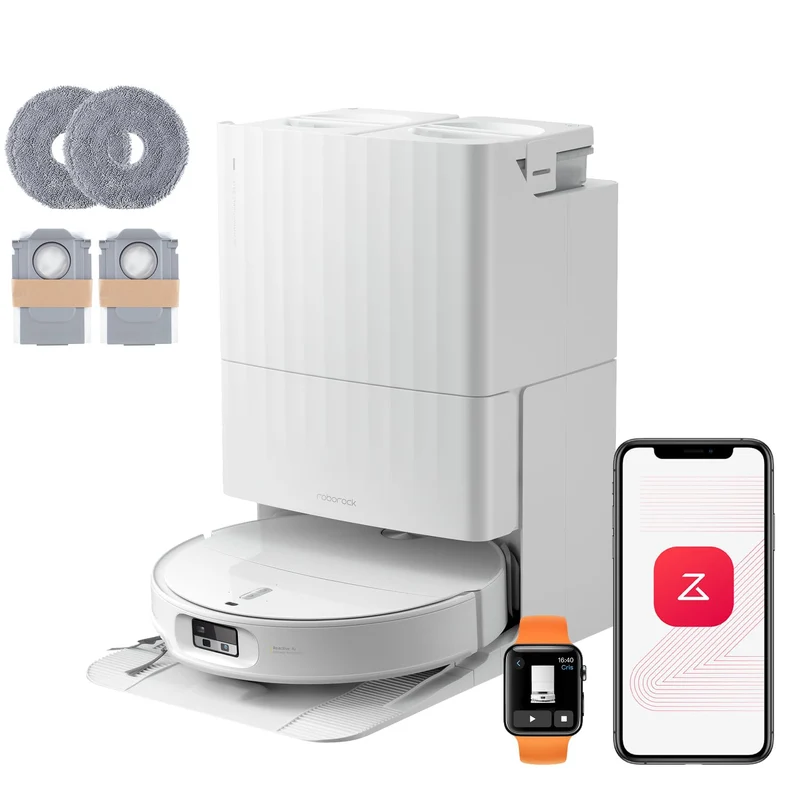 roborock Qrevo Edge 2 Saugroboter mit Wischfunktion, 25.000Pa Saugkraft