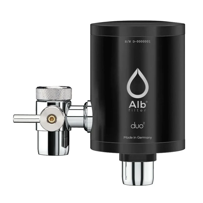 Alb Duo Wasserhahnfilter (schwarz)