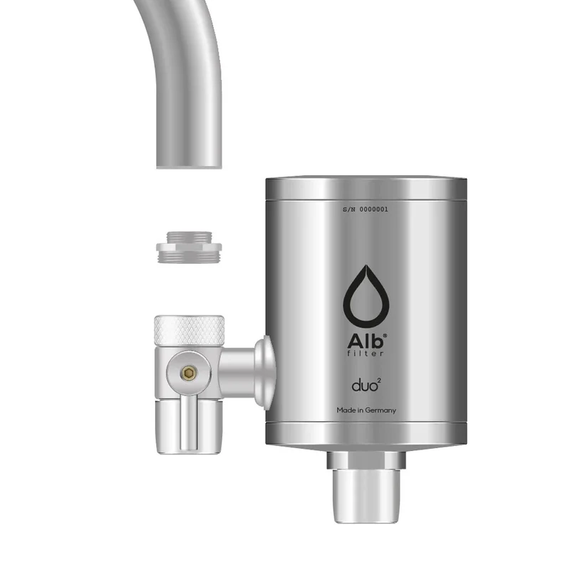 Alb Duo Wasserhahnfilter (schwarz)