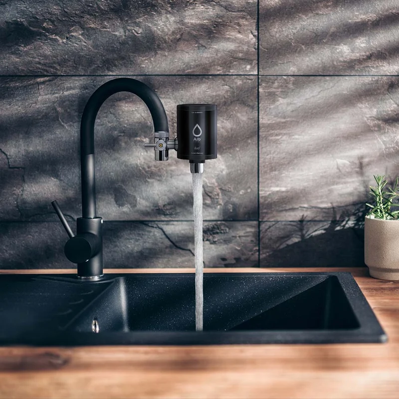 Alb Duo Wasserhahnfilter (schwarz)