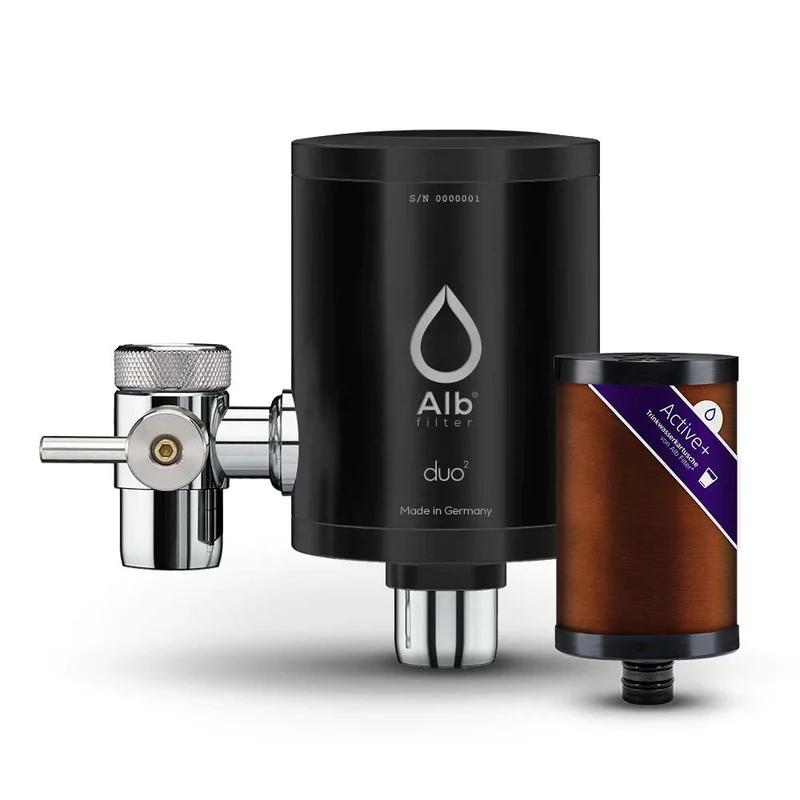 Alb Duo Wasserhahnfilter (schwarz)