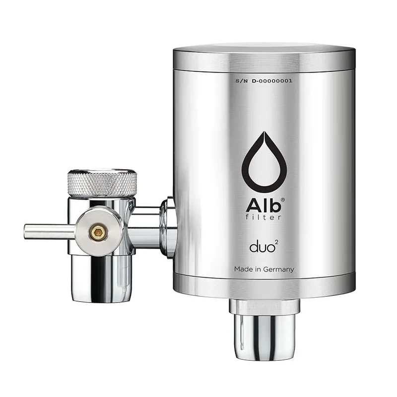 Alb Duo Wasserhahnfilter Edelstahl