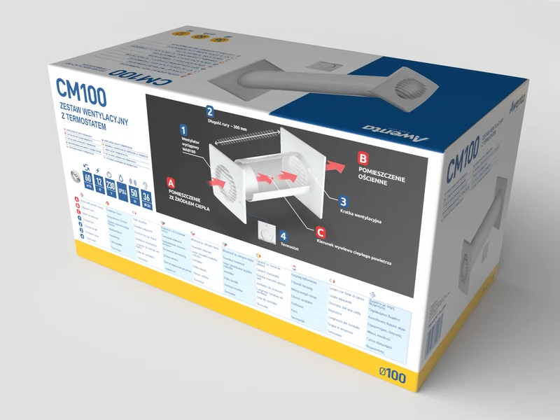 Awenta COSY CM100 Warmluft Verteiler Set