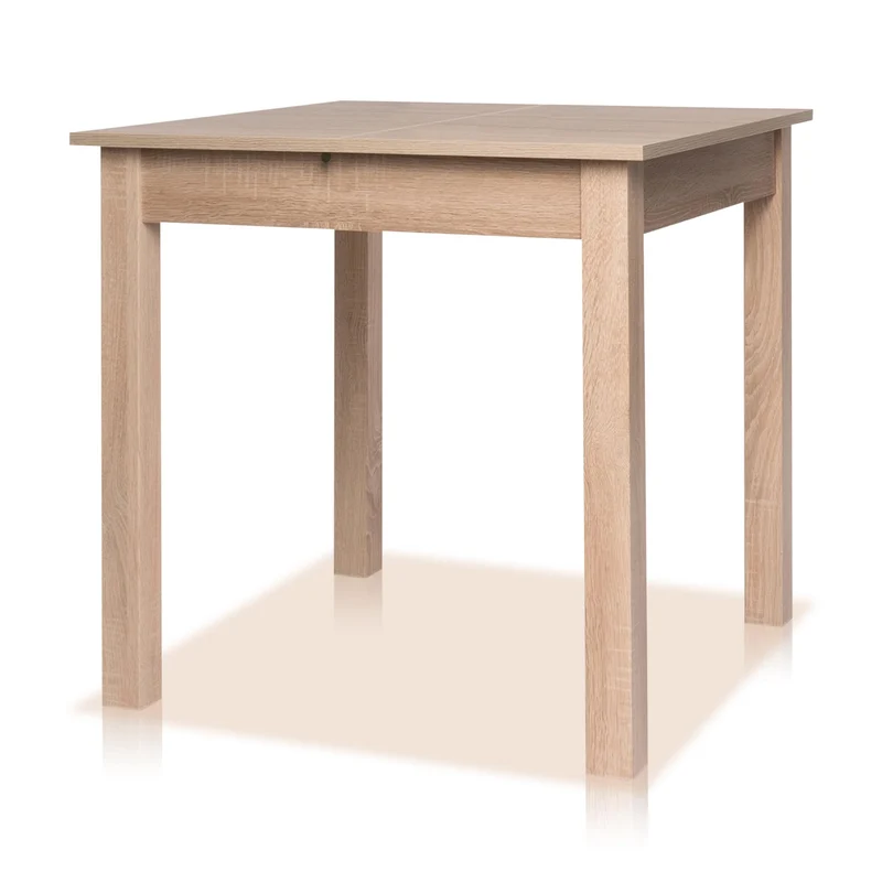 smart Esstisch 140x80 cm Asteiche, Küchentisch ausziehbar bis 180 cm, Esszimmertisch aus Holzwerkstoff inkl. erweiterbare Auszugsplatte, moderner Tisch für bis zu 8 Personen