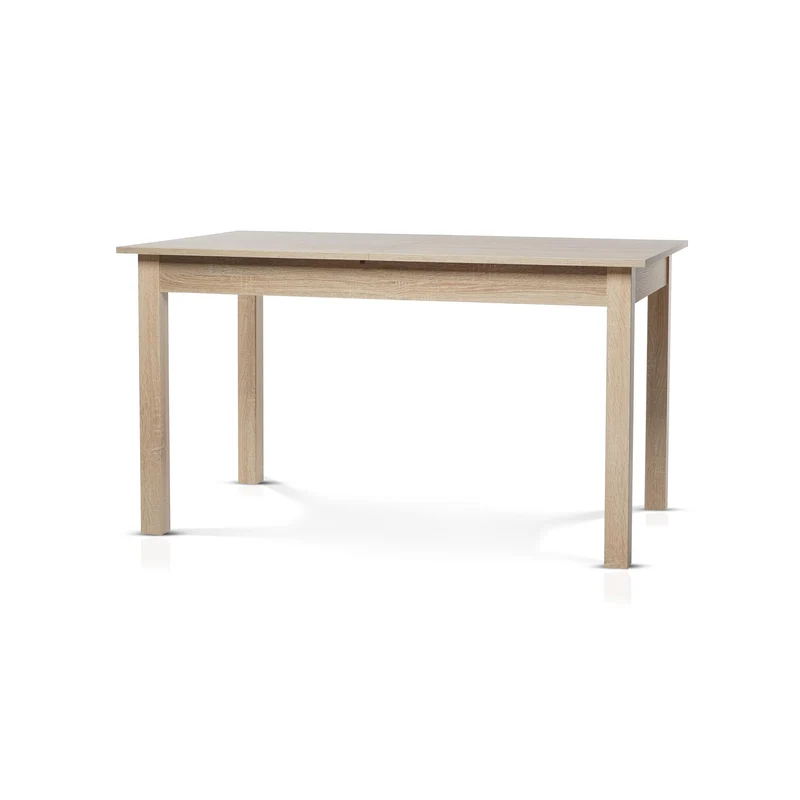 smart Esstisch 140x80 cm Asteiche, Küchentisch ausziehbar bis 180 cm, Esszimmertisch aus Holzwerkstoff inkl. erweiterbare Auszugsplatte, moderner Tisch für bis zu 8 Personen