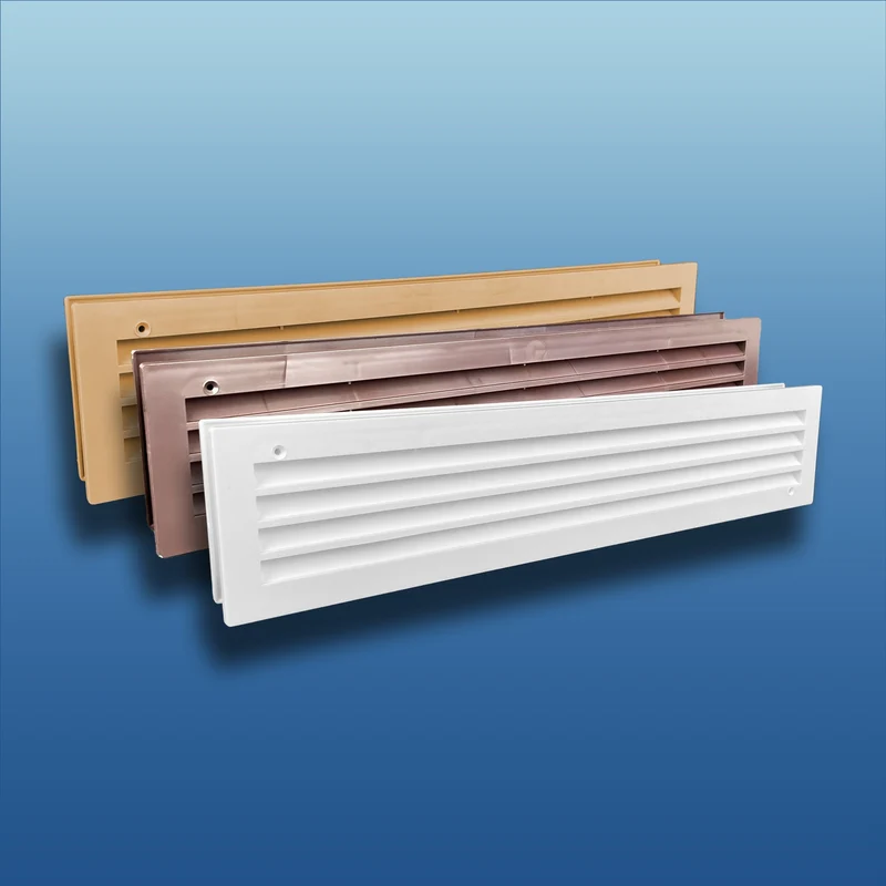 Türlüftungsgitter doppelseitig Serie KE PP 450x91