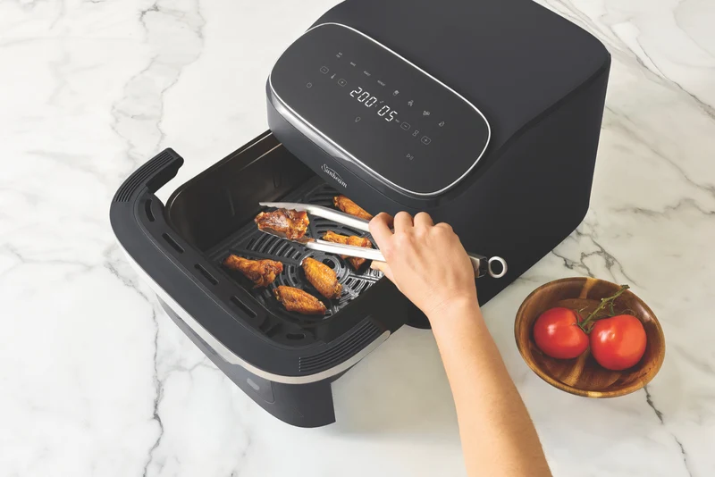 Sunbeam 10 Litre Alinea Wide Ceramic Air Fryer Black