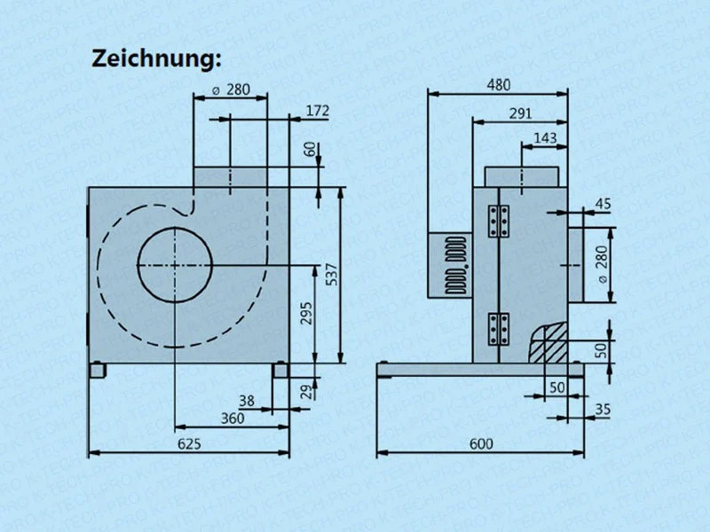 Rosenberg Küchenabluftbox
