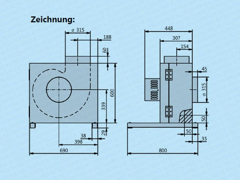 Rosenberg Küchenabluftbox