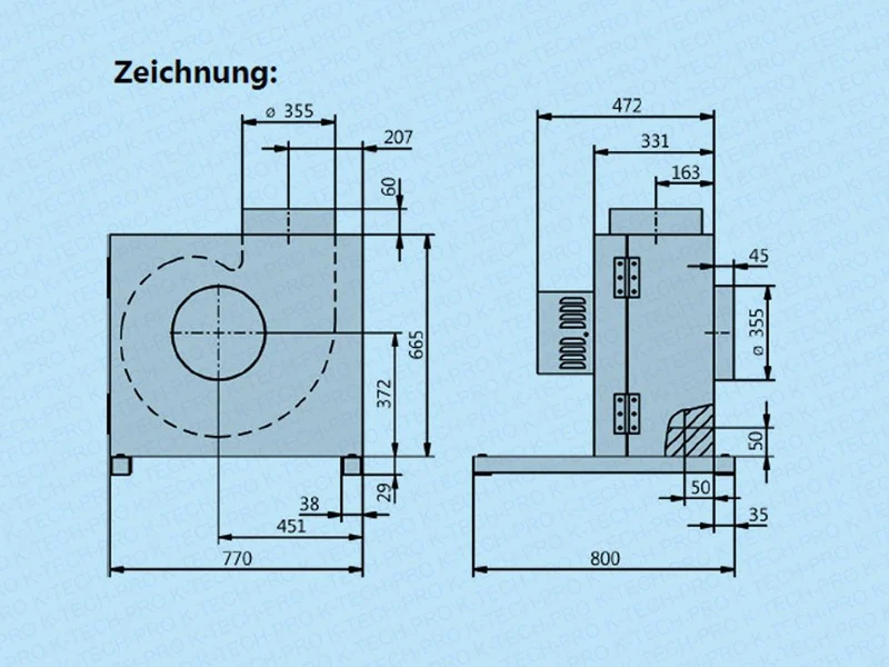 Rosenberg Küchenabluftbox