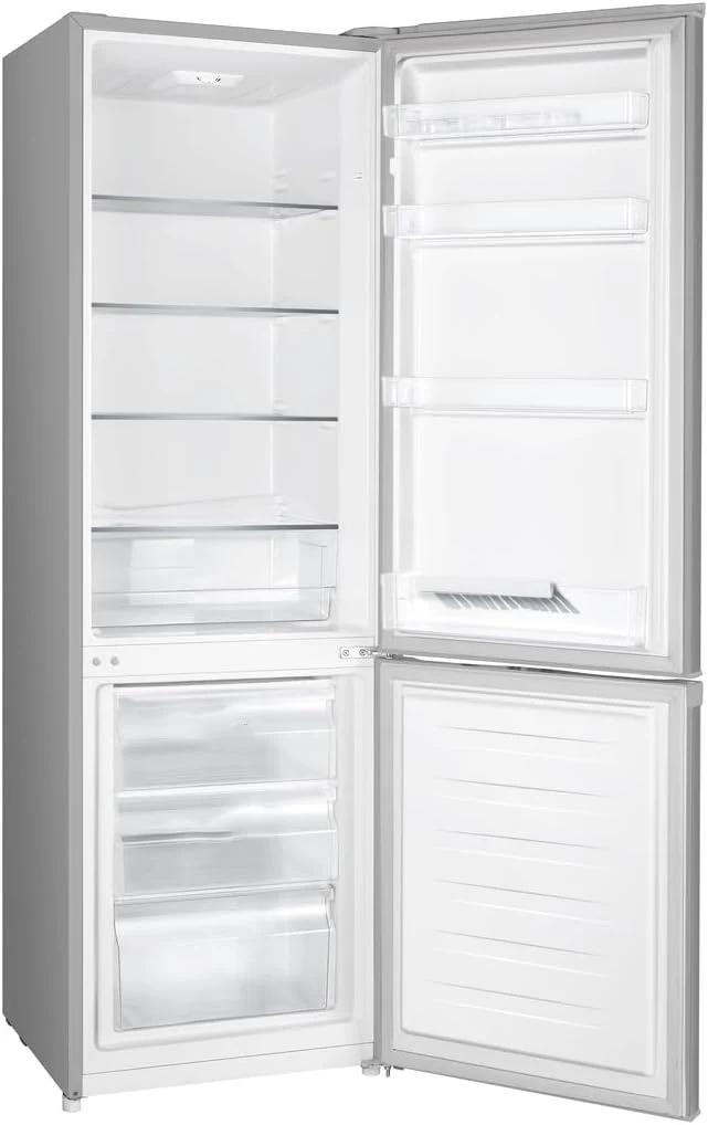 Gorenje RK 4182 PS4 Kühl-Gefrier-Kombination/ Höhe 180 cm/ Kühlen 198 L/ Gefrieren 66 L/ Gemüsefach/ 39dB/ LED Beleuchtung/ HxBxT: 180 x 55 x 55,7 cm / Grau
