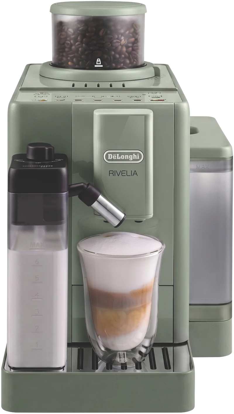 DeLonghi Rivelia Start Fully Automatic Coffee Machine Jade Green