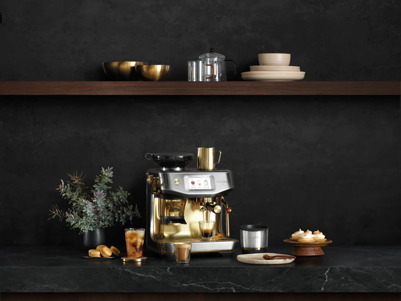 Breville The Barista Touch Impress Brushed Stainless Steel Brass (Cold Brew)