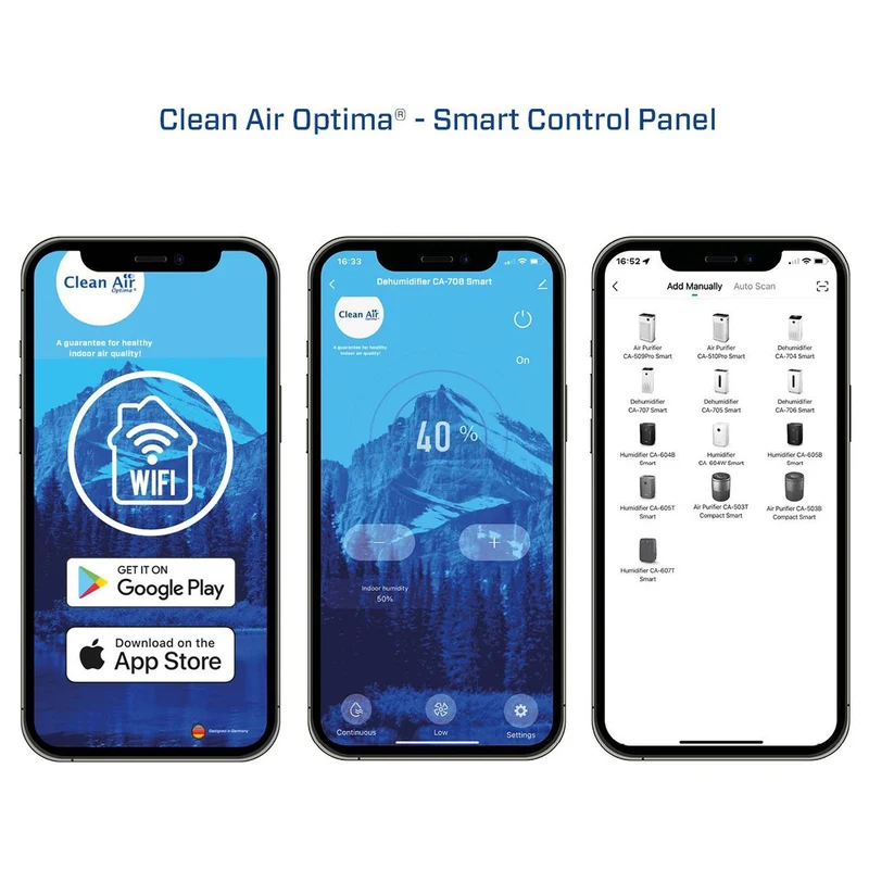 Clean Air Optima® CA-708 Smart Luftentfeuchter