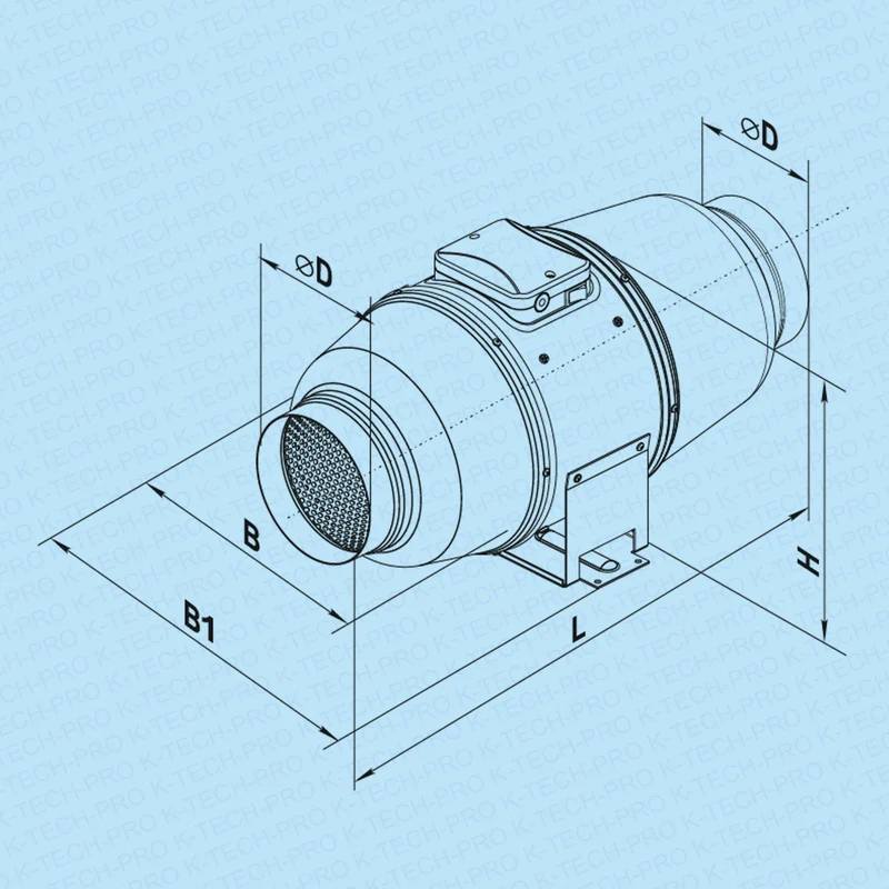Rohrventilator Serie KTT Silent