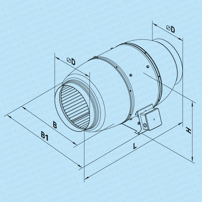 Rohrventilator Serie KTT Silent