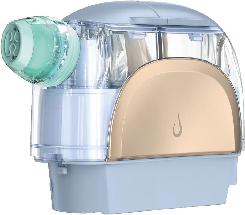 Shark FacialPro Glow At Home Hydro-Powered Facial System - Blue & Champagne Gold