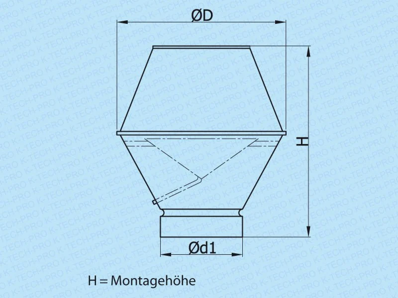Deflektorhaube K02