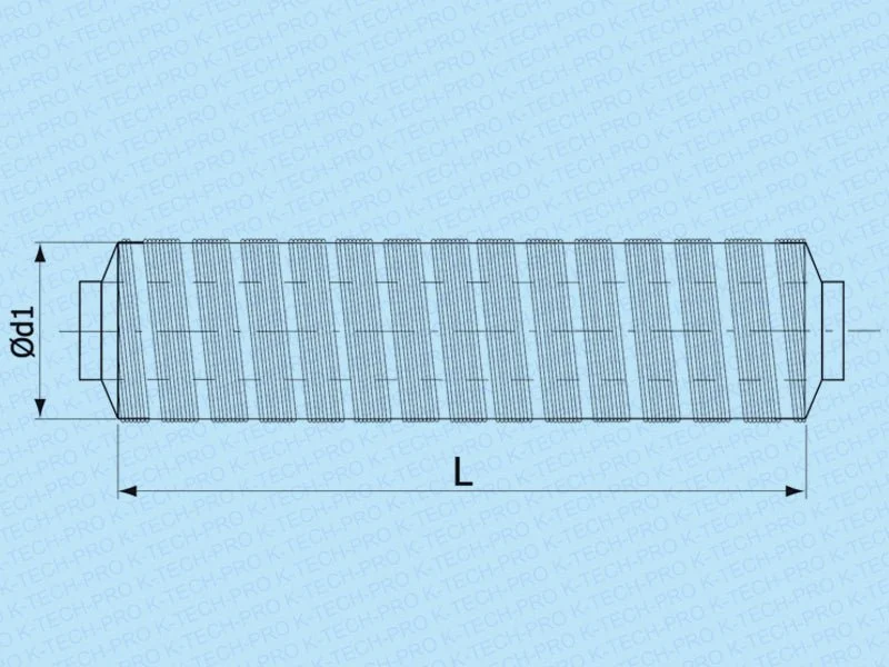 Telefonieschalldämpfer Alu 25