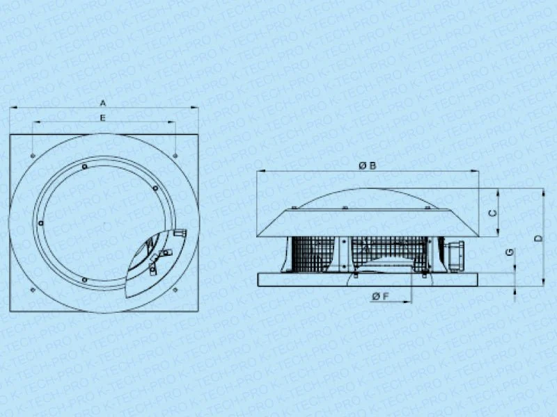 Dachventilator Serie KROF